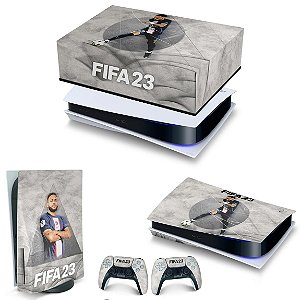 KIT PS5 Capa Anti Poeira e Skin - FIFA 23