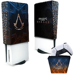 KIT Capa PS5 e Case Controle - Assassin's Creed Mirage