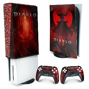 KIT PS5 Skin e Capa Anti Poeira - Diablo IV 4