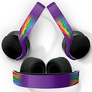 PS5 Skin Headset Pulse 3D - Rainbow Colors Colorido
