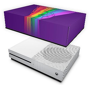 Xbox One Slim Capa Anti Poeira - Rainbow Colors Colorido