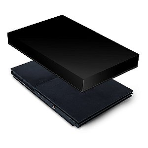 PS2 Slim Capa Anti Poeira - Preta All Black