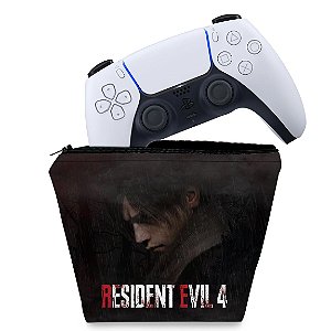 Capa PS5 Controle Case - Resident Evil 4 Remake