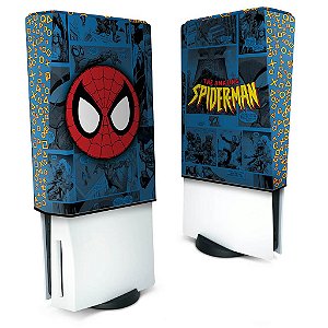 Capa PS5 Anti Poeira - Homem-Aranha Spider-Man Comics