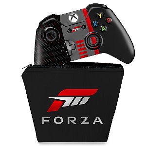 KIT Capa Case e Skin Xbox One Fat Controle - Forza Motorsport