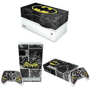KIT Xbox Series S Skin e Capa Anti Poeira - Batman Comics
