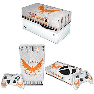 KIT Xbox Series S Skin e Capa Anti Poeira - The Division 2