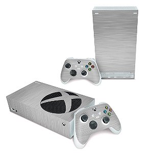 Xbox 360 Super Slim Skin - Fibra de Carbono Cinza Grafite - Pop