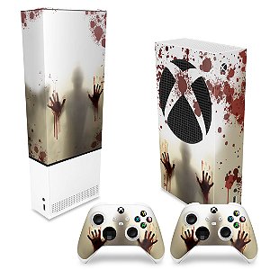 KIT Xbox Series S Capa Anti Poeira e Skin - Fear The Walking Dead