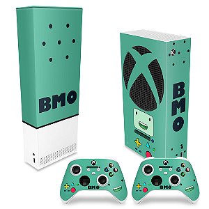 KIT Xbox Series S Capa Anti Poeira e Skin - BMO Hora de Aventura
