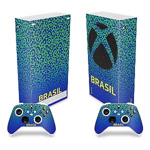 Skin Xbox Series S - Brasil