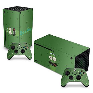 Skin Xbox Series X - Pickle Rick And Morty