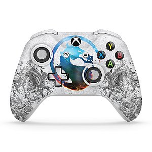 Skin Xbox One Slim X Controle - Mortal Kombat 1