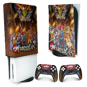 KIT PS5 Skin e Capa Anti Poeira - Thundercats