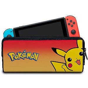 Case Nintendo Switch Bolsa Estojo - Pokémon: Pikachu