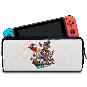 Case Nintendo Switch Bolsa Estojo - Super Mario Odyssey