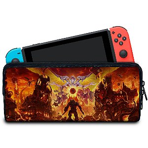 Case Nintendo Switch Bolsa Estojo - Doom