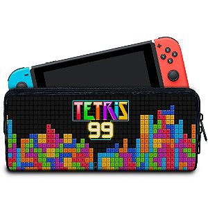 Case Nintendo Switch Bolsa Estojo - Tetris 99