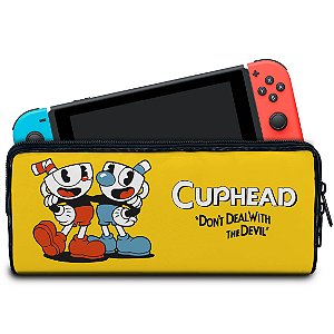 Case Nintendo Switch Bolsa Estojo - Cuphead