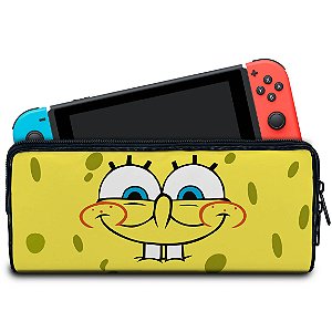Case Nintendo Switch Bolsa Estojo - Bob Esponja