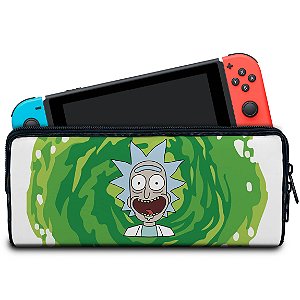 Case Nintendo Switch Bolsa Estojo - Rick And Morty
