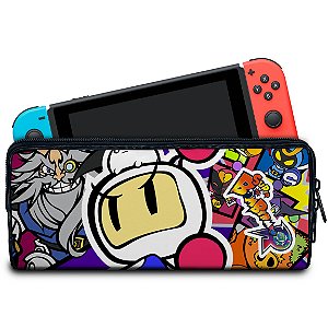 Case Nintendo Switch Bolsa Estojo - Bomberman