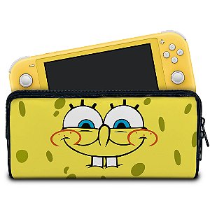 Case Nintendo Switch Lite Bolsa Estojo - Bob Esponja