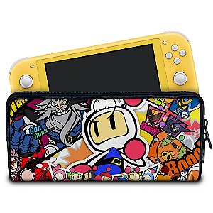 Case Nintendo Switch Lite Bolsa Estojo - Bomberman
