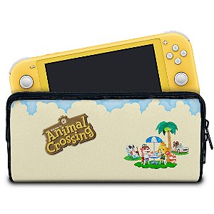 Case Nintendo Switch Lite Bolsa Estojo - Animal Crossing