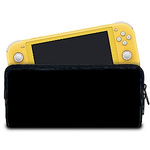 Case Nintendo Switch Lite Bolsa Estojo - Preta All Black