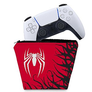 Capa PS5 Controle Case - Spider-Man Homem Aranha 2 Edition