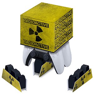 Capa PS5 Base de Carregamento Controle - Radioativo