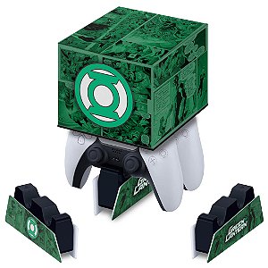 Capa PS5 Base de Carregamento Controle - Lanterna Verde Comics