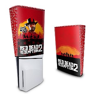 Capa PS5 Slim Anti Poeira - Red Dead Redemption 2