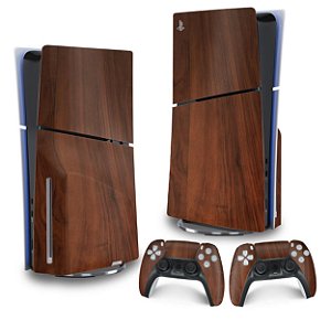 Skin PS5 Slim Vertical - Madeira