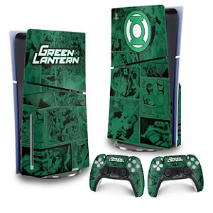 Skin PS5 Slim Vertical - Lanterna Verde Comics