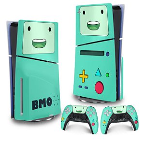 Skin PS5 Slim Vertical - BMO Hora de Aventura