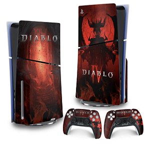 Skin PS5 Slim Vertical - Diablo IV 4