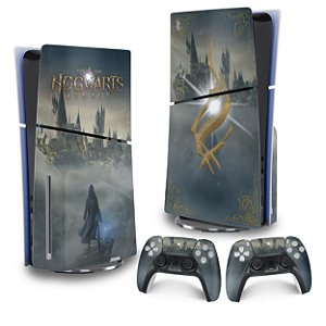 Skin PS5 Slim Vertical - Hogwarts Legacy
