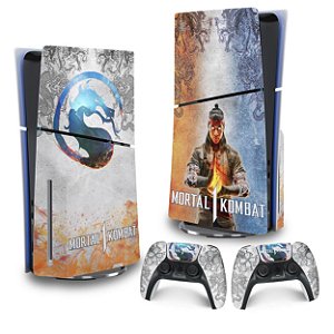 Skin PS5 Slim Vertical - Mortal Kombat 1