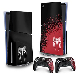 Skin PS5 Slim Vertical - Spider-Man Homem Aranha 2 Edition
