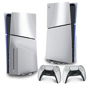 Skin PS5 Slim Vertical - Transparente