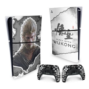 Skin PS5 Slim Vertical - Black Myth: Wukong