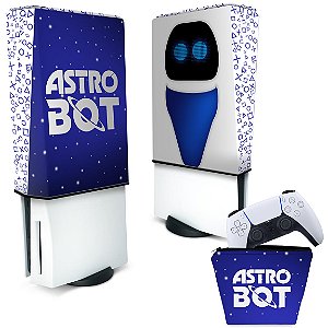 KIT Capa PS5 e Case Controle - Astro Bot