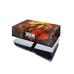 PS5 Pro Capa Anti Poeira Horizontal - Doom Eternal