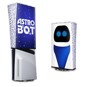 PS5 Pro Capa Anti Poeira Vertical - Astro Bot