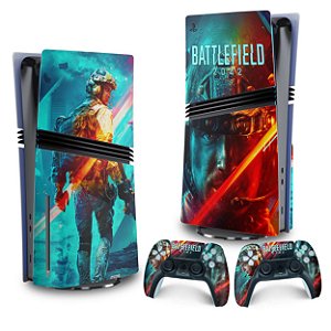 Skin PS5 Pro Vertical - Battlefield 2042