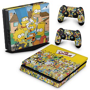 PS4 Slim Skin - The Simpsons