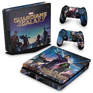 PS4 Slim Skin - Guardioes da Galaxia