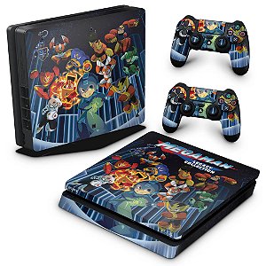 PS4 Slim Skin - Megaman Legacy Collection